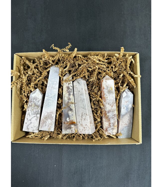 Pink Amethyst Points 1KG bulk lot