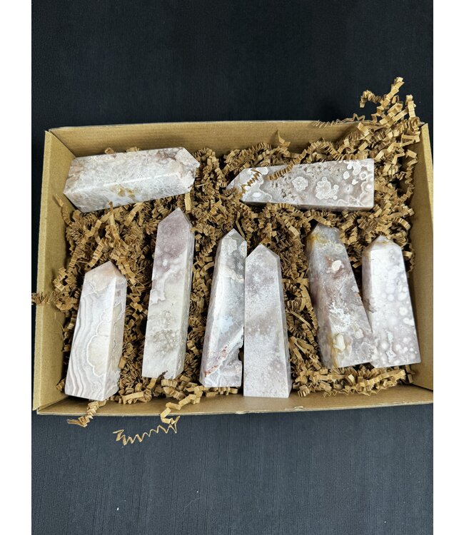 Pink Amethyst Points 1KG bulk lot