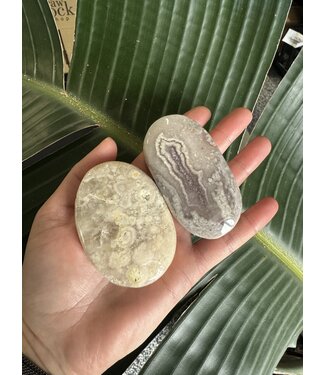 Pink Amethyst Palms, lower quality, Size Medium [100-124gr]