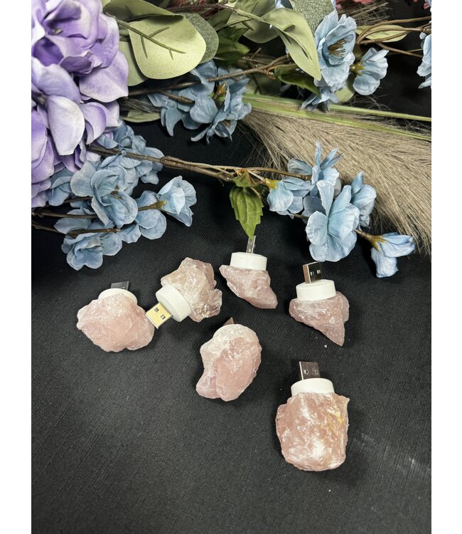 Rose Quartz USB Night Light