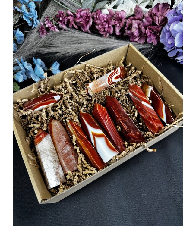 Carnelian Points 1KG bulk lot