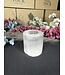 Selenite Candle Holder, Tall Round 8cm