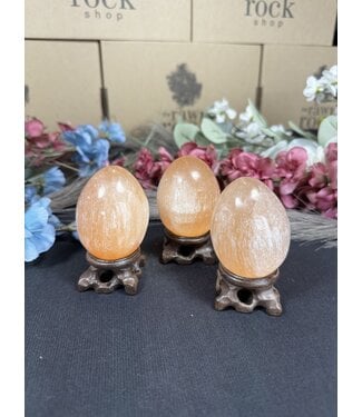 Orange Selenite Egg 6-7cm