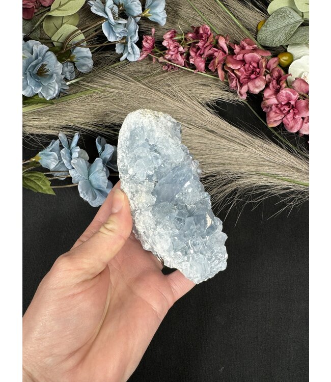 Raw Celestite, high quality, #57, 494gr