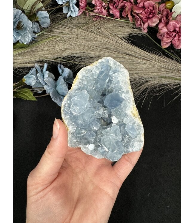 Raw Celestite, high quality, #70, 376gr