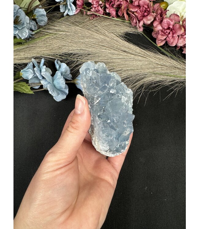 Raw Celestite, high quality, #81, 428gr