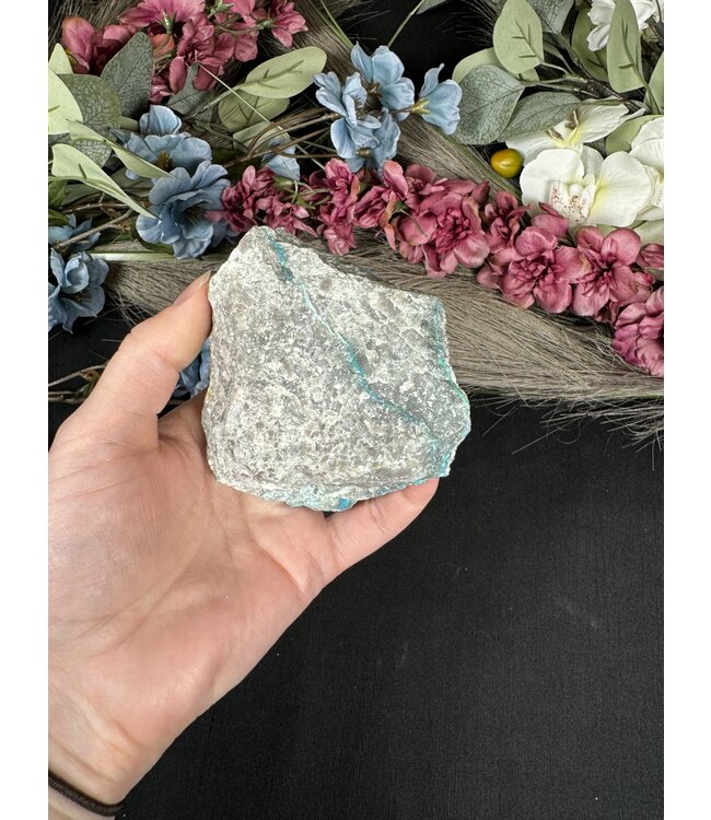 Drusy Coated Chrysocolla with Malachite #9, 320gr