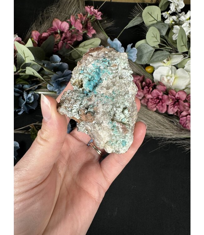 Chrysocolla w. Dolomite #1, 130gr