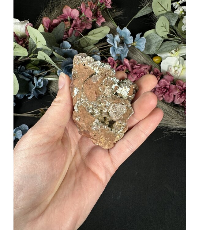 Chrysocolla w. Dolomite #1, 130gr