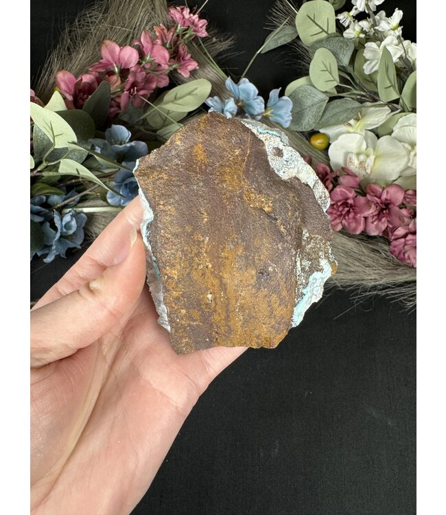 Chrysocolla w. Malachite #2, 268gr