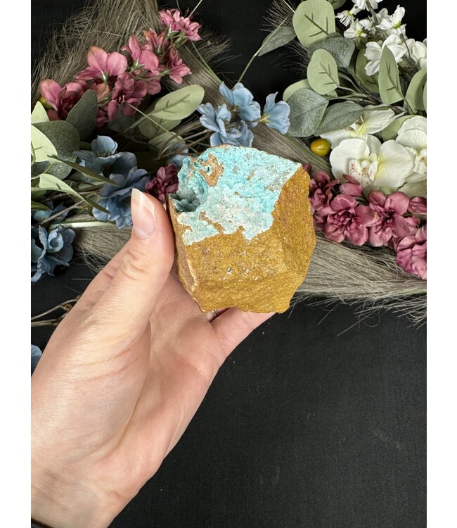 Chrysocolla w. Dolomite #2, 364gr