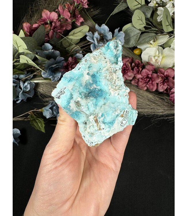 Drusy Coated Chrysocolla #1, 206gr