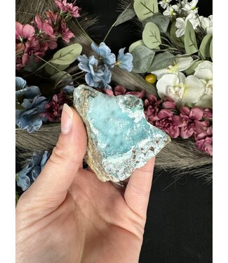Drusy Coated Chrysocolla #4, 104gr