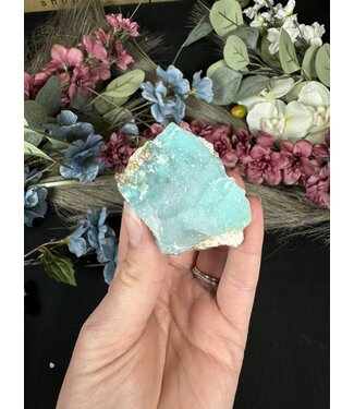 Drusy Coated Chrysocolla #5, 94gr