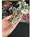Drusy Coated Chrysocolla with Dolomite/Malachite #8, 176gr