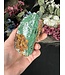 Drusy Coated Chrysocolla with Dolomite/Malachite #8, 176gr