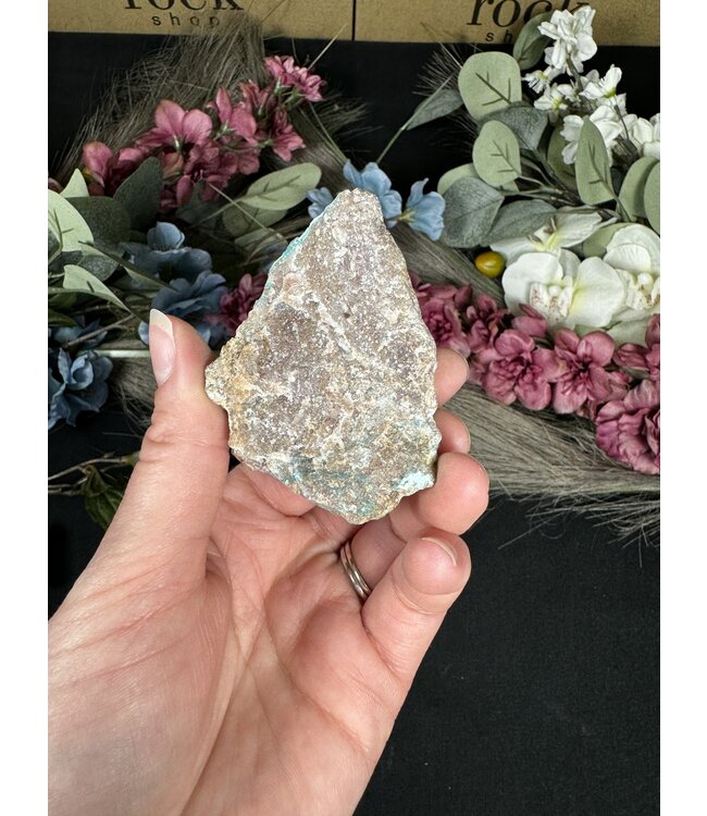 Drusy Coated Chrysocolla #34, 84gr