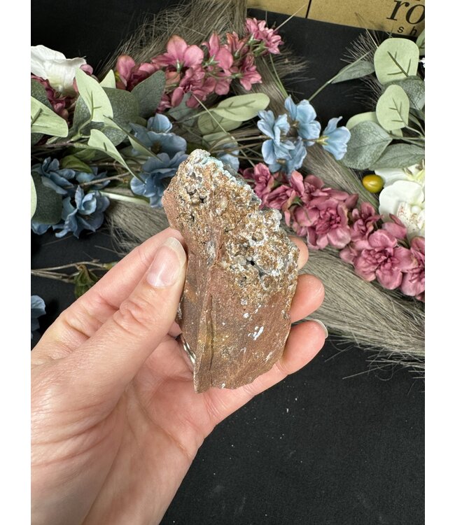 Drusy Coated Chrysocolla with Dolomite #14, 104gr