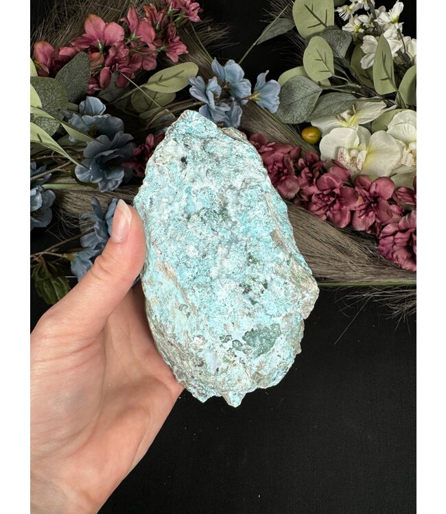 Crystalline Chrysocolla with Malachite/Hetergonite #1, 1300gr