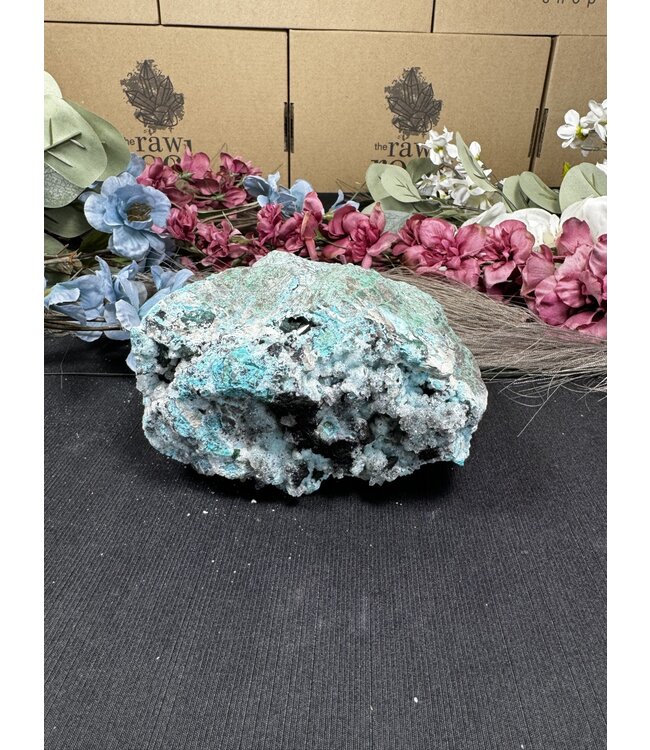 Crystalline Chrysocolla with Malachite/Hetergonite #1, 1300gr