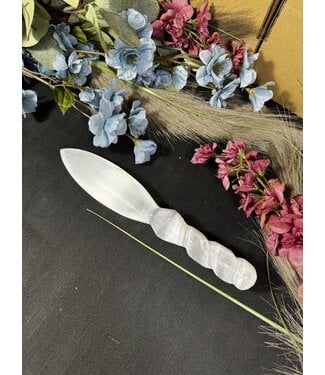 Selenite Knife, style 2, 25cm