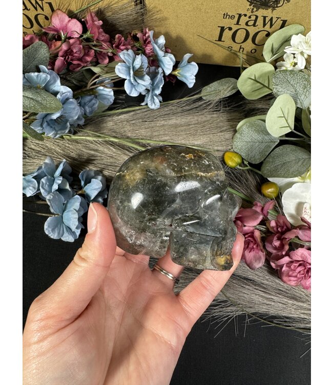 Garden Quartz Skull #1, 330gr