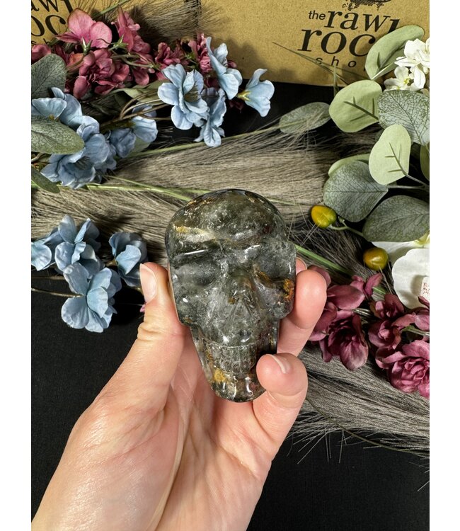 Garden Quartz Skull #1, 330gr