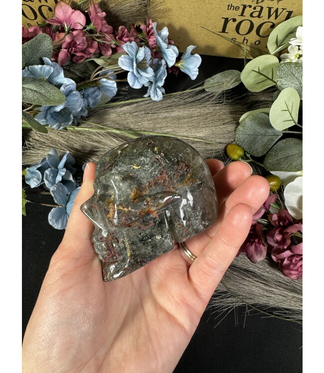 Garden Quartz Skull #1, 330gr