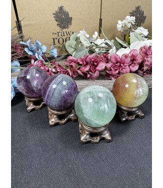 Candy Fluorite Sphere, 45-49mm