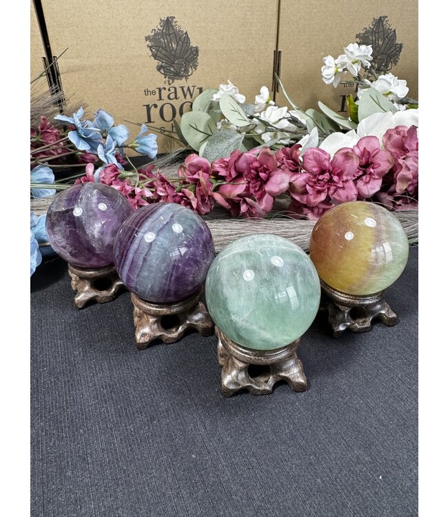 Candy Fluorite Sphere, 45-49mm
