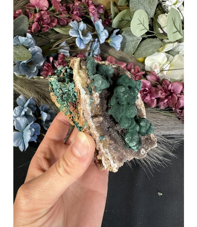 Botryoidal "Ball" Malachite Specimen #12, 414gr
