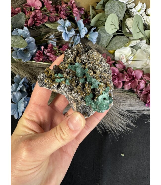 Botryoidal "Ball" Malachite Specimen #11, 154gr