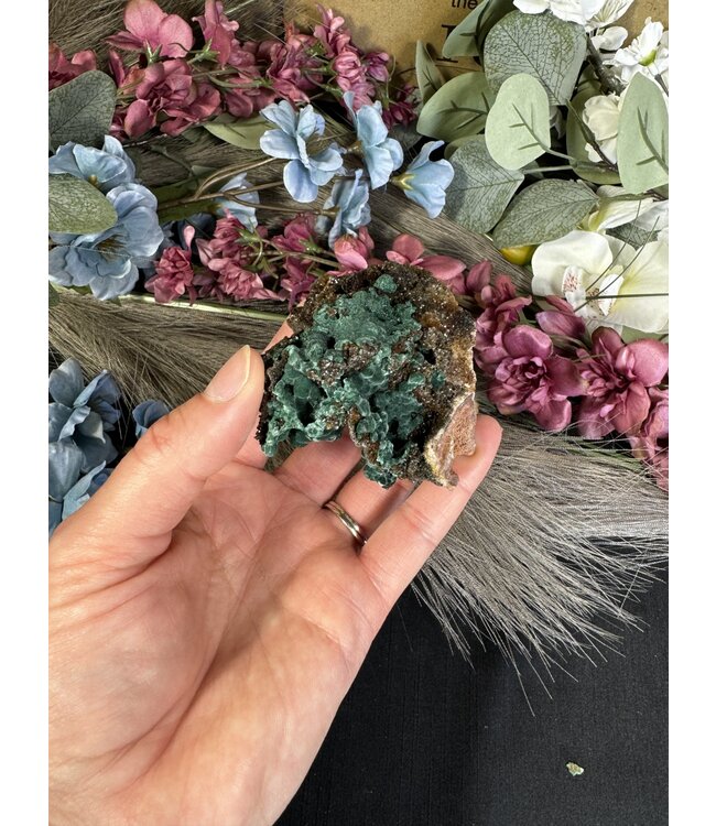 Botryoidal "Ball" Malachite Specimen #13, 108gr