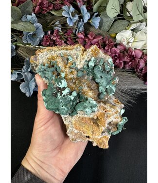 Botryoidal "Ball" Malachite Specimen #16, 762gr