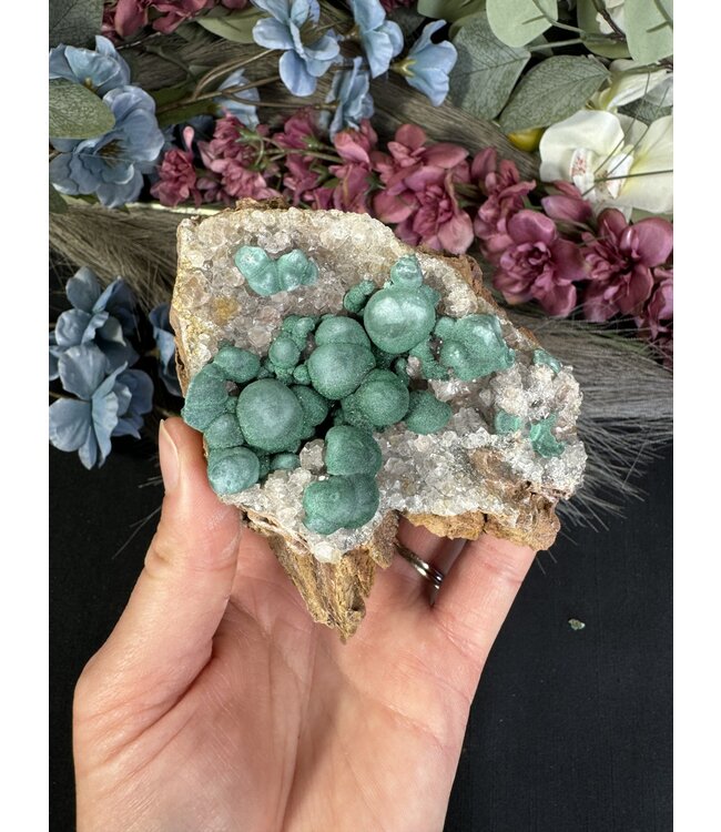 Botryoidal "Ball" Malachite Specimen #18, 346gr