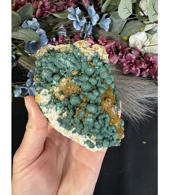 Botryoidal "Ball" Malachite Specimen #20, 494gr