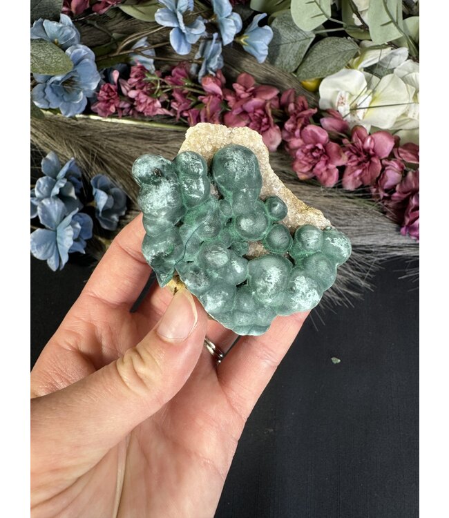Botryoidal "Ball" Malachite Specimen #26, 140gr