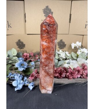 Fire Quartz Tower #6, 1356gr