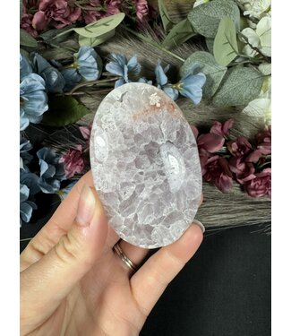 Pink Amethyst Palms, higher quality, Size Large [125-149gr]