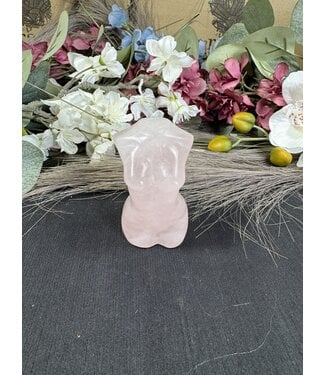 Rose Quartz Goddess Body #9, 134gr