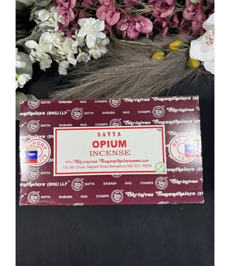 Opium Satya Incense Sticks - 12 boxes of 15gr pack