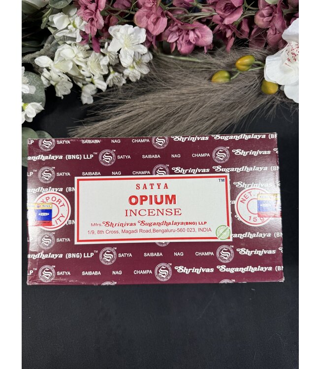 Opium Satya Incense Sticks - 12 boxes of 15gr pack