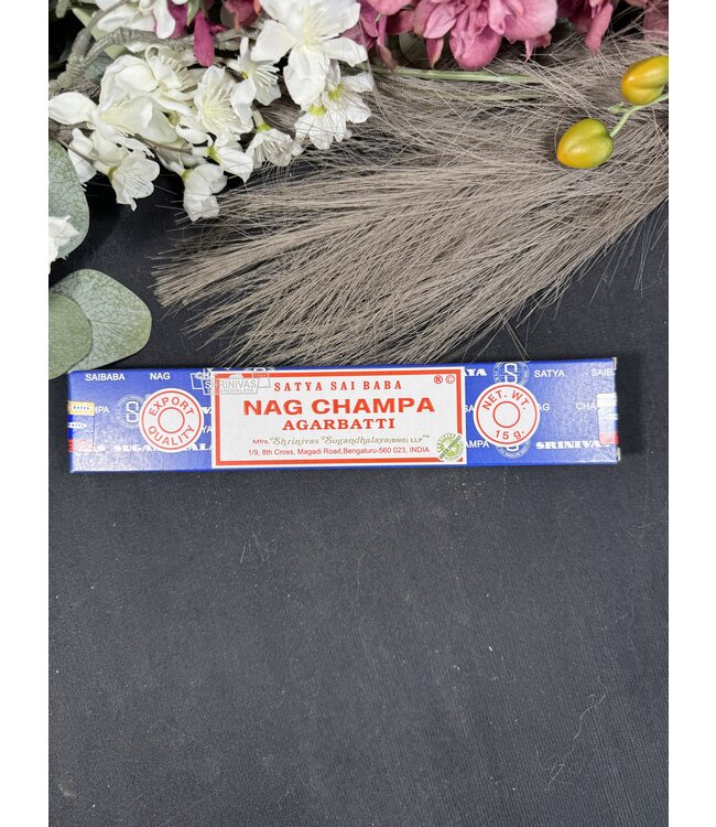 Blue Nag Champa Satya Incense Sticks - 15gr pack