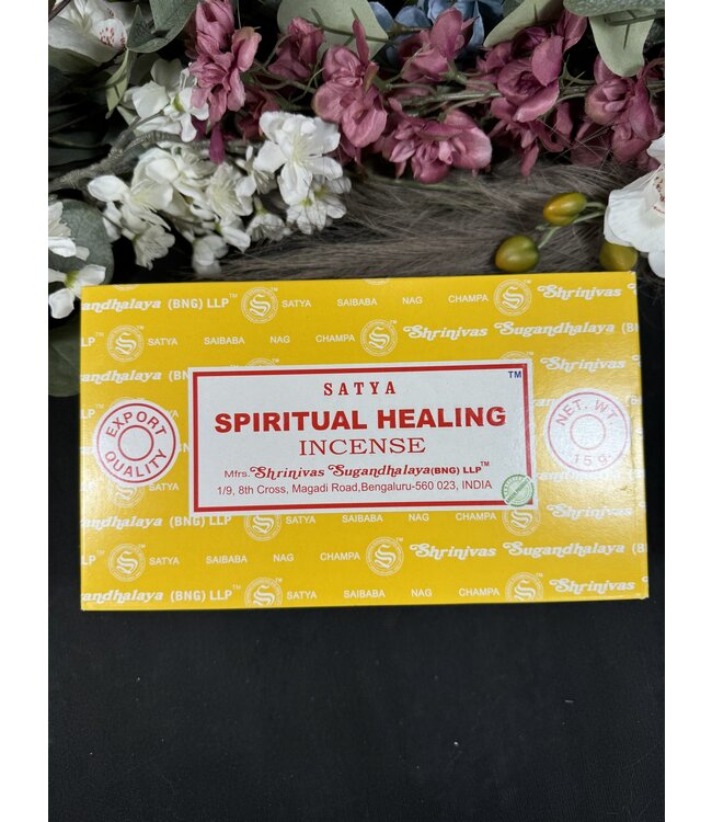 Spirtual Healing Satya Incense Sticks - 12 boxes of 15gr pack