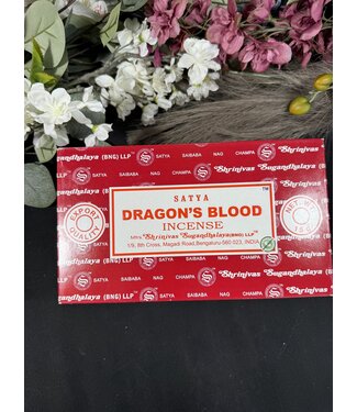 Dragons Blood Satya Incense Sticks - 12 boxes of 15gr pack