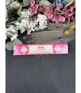 Rose Satya Incense Sticks - 15gr pack