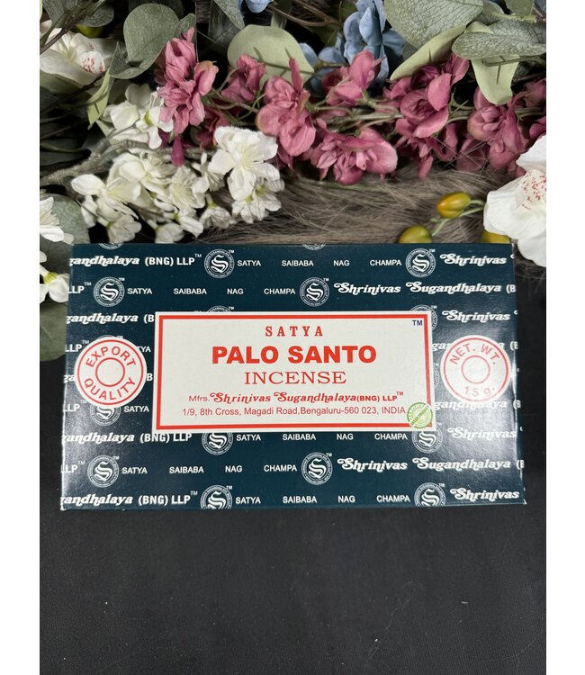 Palo Santo Satya Incense Sticks - 12 boxes of 15gr pack