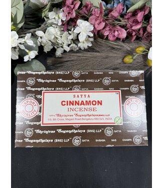 Cinnamon Satya Incense Sticks - 12 boxes of 15gr pack