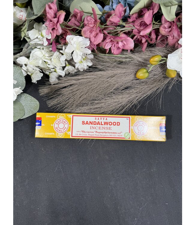 Sandalwood Satya Incense Sticks - 15gr pack