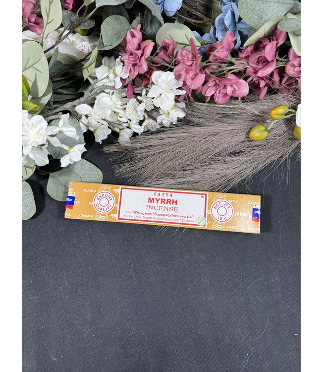 Myrrh Satya Incense Sticks - 15gr pack